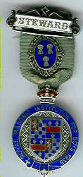 TH276 Royal Masonic Institution for Boys 1935 Stewards jewel.-0