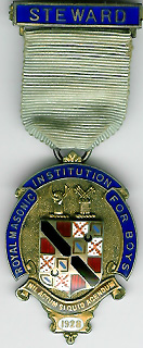 TH276 Royal Masonic Institution for Boys 1928 Stewards jewel.-0