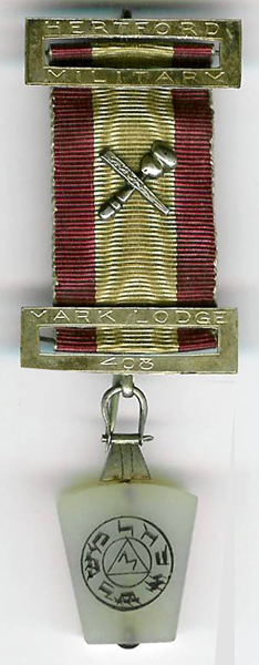 TH715-0408 Hertford Military Mark Lodge No. 408 Member's Jewel.-0