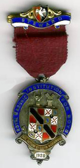 TH276 Royal Masonic Institution for Boys 1928 Stewards jewel. Special-0