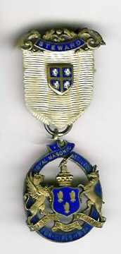 TH271 Royal Masonic Institution for Girls 1912 Stewards Jewel.-0