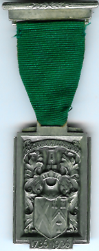 TH241a The Bi-Centenary of the Grand Lodge of Scotland 1736-1936 Hallmarked silver-0