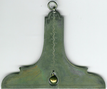 TH42A Early Victorian Senior Warden's collar jewel-0