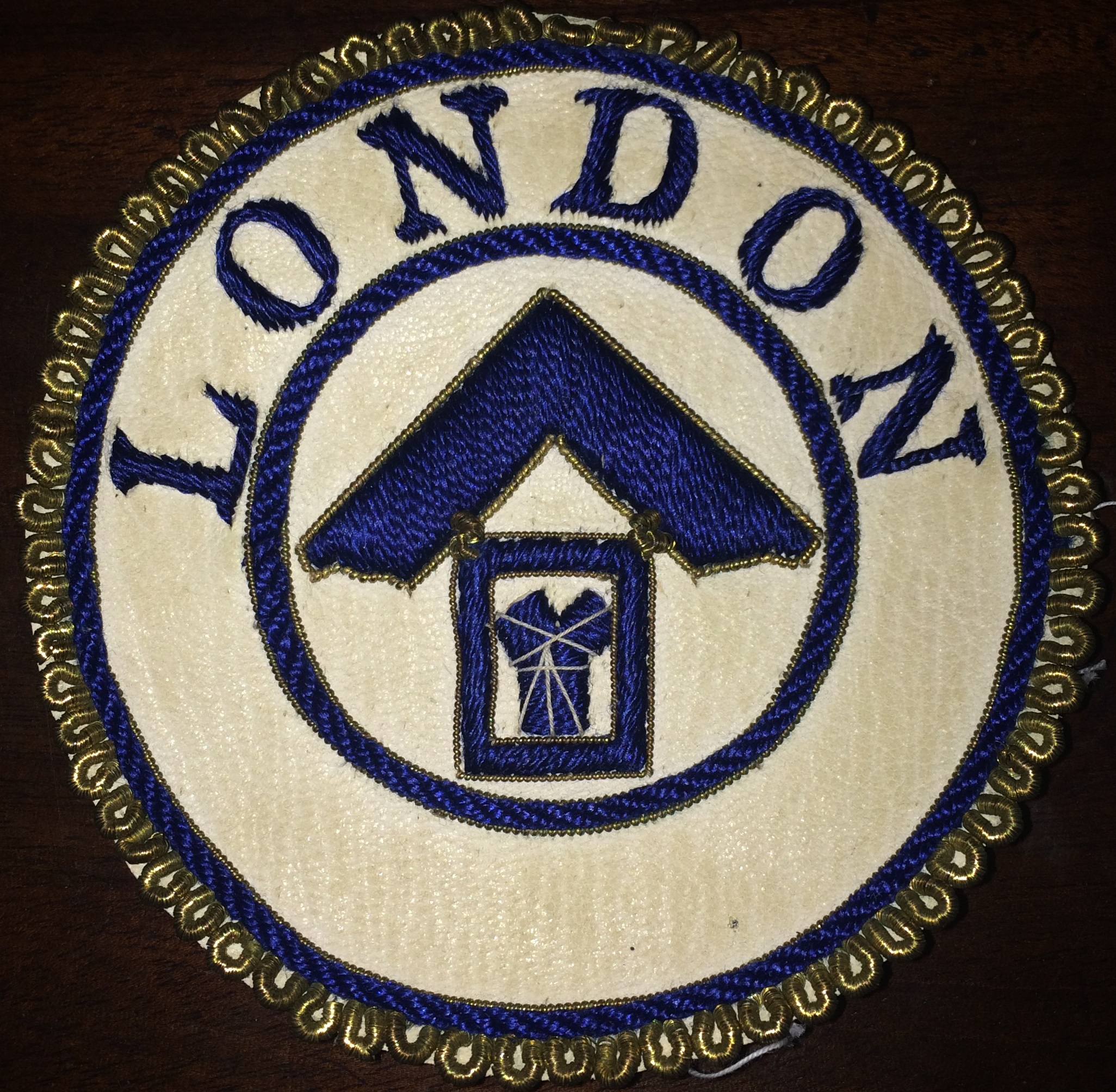 London Grand Rank Undress Apron Badge -0
